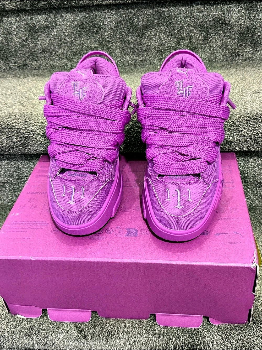 PUMA-LaMell - La Francé Butterfly – Pure Magenta/Ultra Violet – US 5 NEW